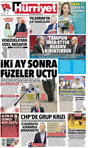 Cover of Hurriyet