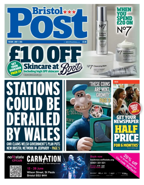 Cover of Bristol Post