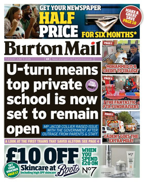 Cover of Burton Mail
