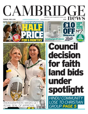 Cover of Cambridge News