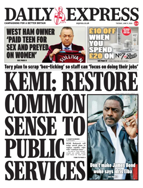 Cover of Daily Express