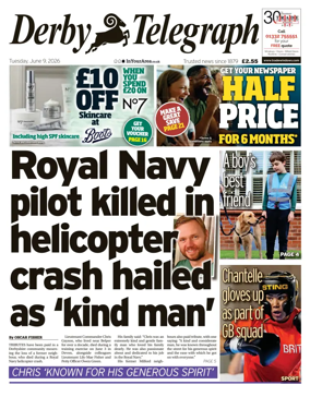 Cover of Derby Telegraph