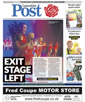 Cover of Lancashire Evening Post