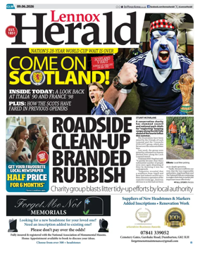 Cover of Lennox Herald