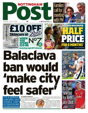 Cover of Nottingham Post