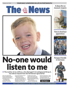 Cover of Portsmouth News