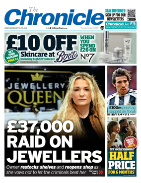 Cover of The Chronicle (South Tyneside and Durham)
