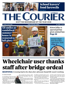 Cover of The Courier & Advertiser (Angus and Dundee)