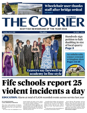 Cover of The Courier & Advertiser (Fife Edition)