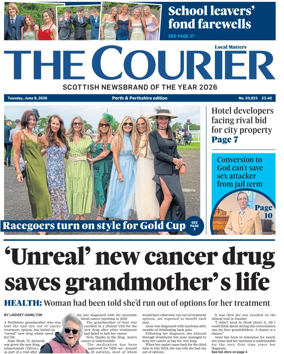 Cover of The Courier & Advertiser (Perth and Perthshire Edition)