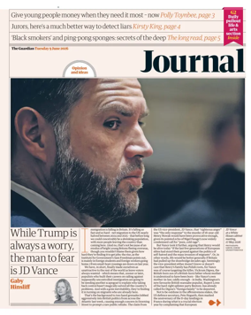 Cover of The Guardian e-paper Journal