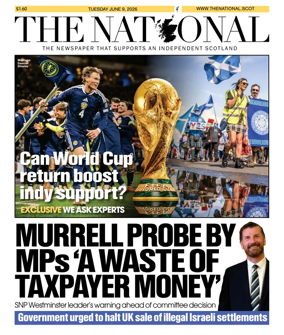 Cover of The National (Scotland)