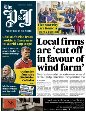 Cover of The Press and Journal (Inverness Highlands and Islands)