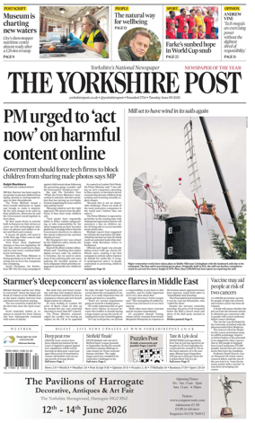 Cover of Yorkshire Post