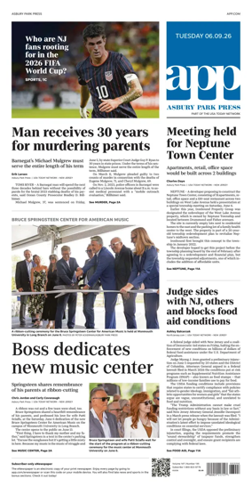 Cover of Asbury Park Press