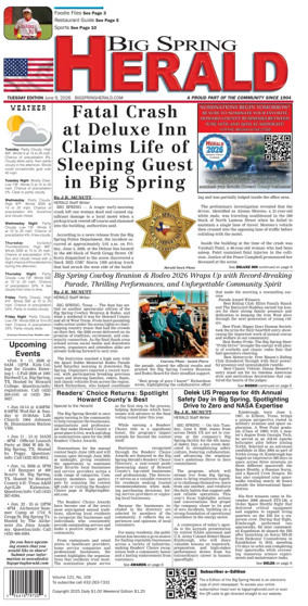 Cover of Big Spring Herald