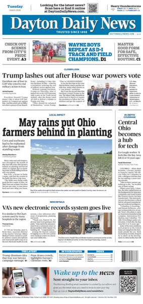 Cover of Dayton Daily News
