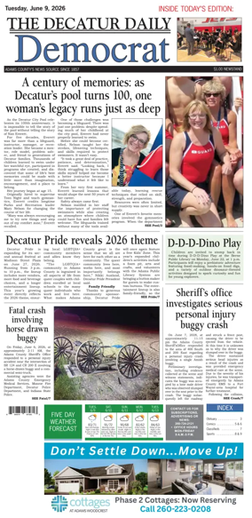 Cover of The Decatur Daily Democrat
