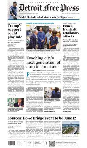 Cover of Detroit Free Press