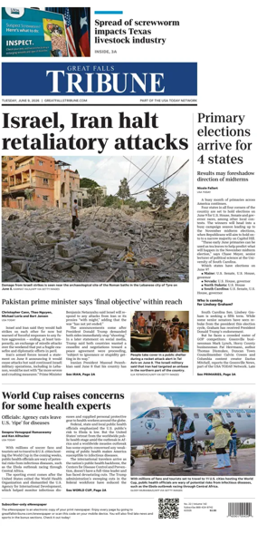Cover of Great Falls Tribune
