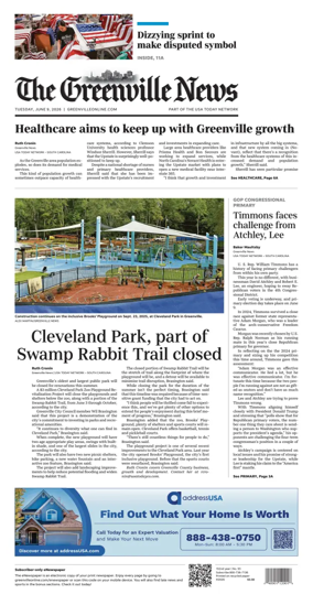 Cover of The Greenville News