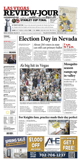 Cover of Las Vegas Review-Journal
