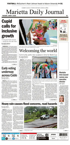 Cover of Marietta Daily Journal