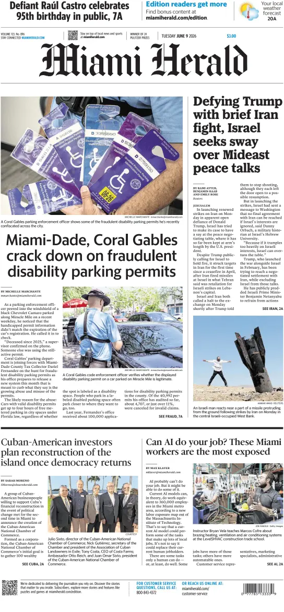 Cover of Miami Herald