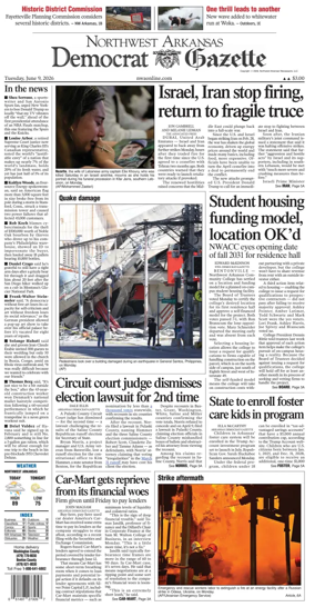 Cover of Northwest Arkansas Democrat-Gazette
