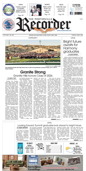 Cover of Porterville Recorder