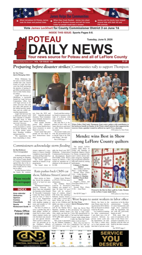 Cover of Poteau Daily News