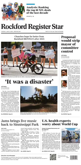 Cover of Rockford Register Star