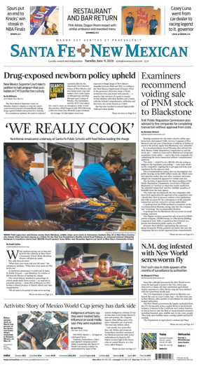 Cover of Santa Fe New Mexican