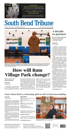 Cover of South Bend Tribune