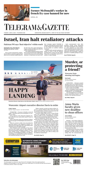 Cover of Telegram & Gazette
