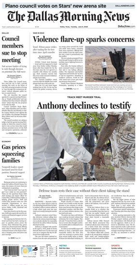 Cover of The Dallas Morning News