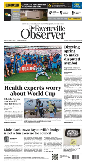 Cover of The Fayetteville Observer