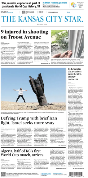 Cover of The Kansas City Star