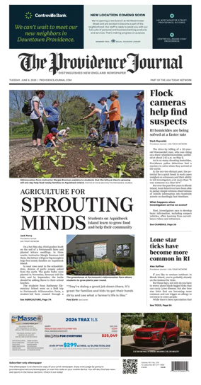 Cover of The Providence Journal