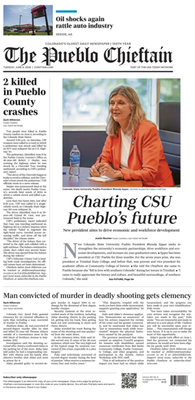 Cover of The Pueblo Chieftain