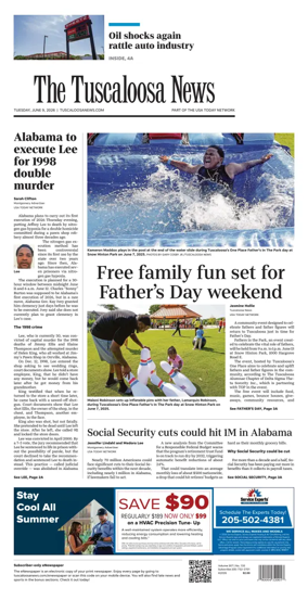 Cover of The Tuscaloosa News