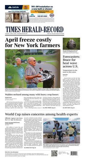 Cover of Times Herald-Record