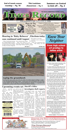 Cover of Valley City Times-Record
