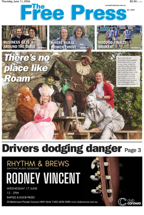 Cover of The Free Press (Corowa)
