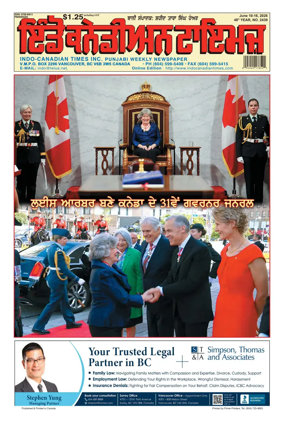 Cover of Indo-Canadian Times