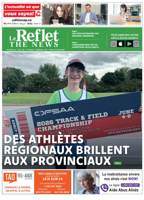 Cover of Le Reflet (The News)