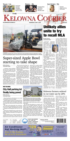 Cover of The Daily Courier
