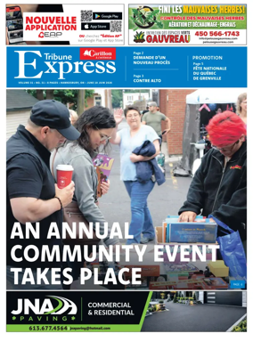 Cover of Tribune Express