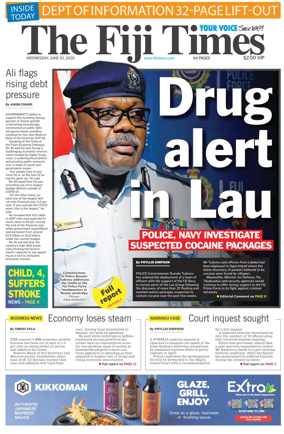 Cover of The Fiji Times