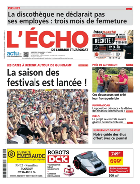 Cover of L'Echo de l'Armor et de l'Argoat